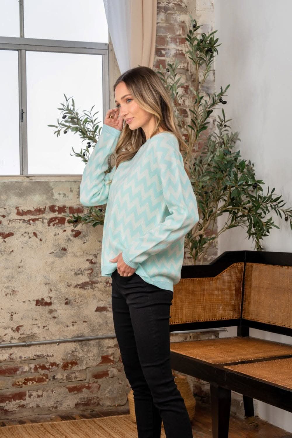 Sew In Love wave stripe sweater - Love Salve